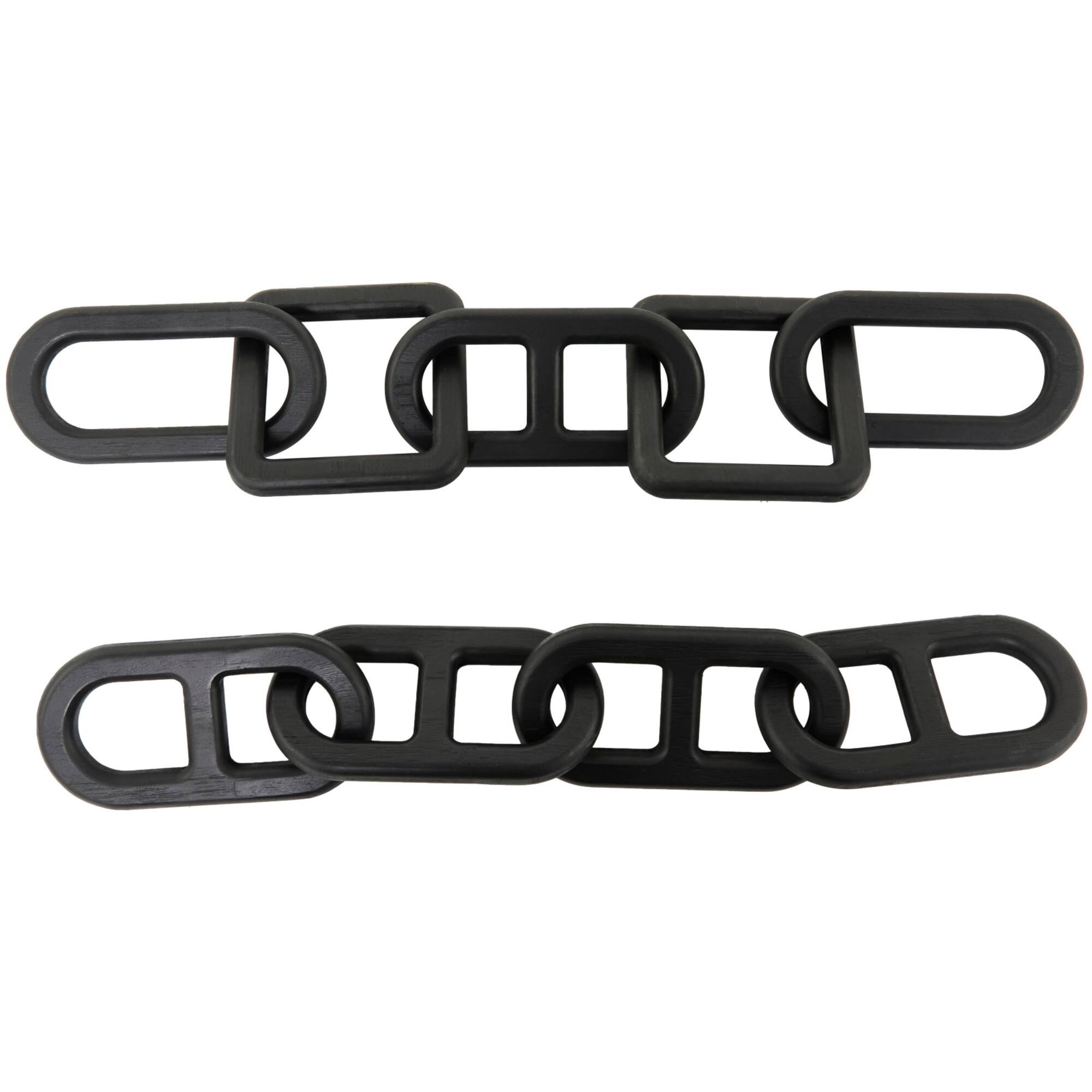 CosmoLiving by Cosmopolitan Wood Chain Sculpture Set